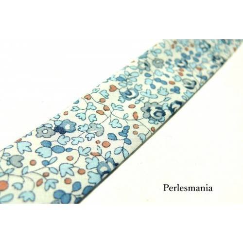 Fournitures mercerie: 50cm ruban biais liberty 20mm b7015d