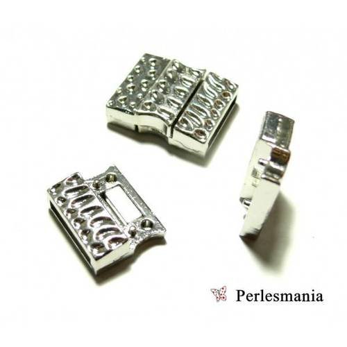 5 set de fermoirs pp magnetiques aimantes rectangulaires id29742