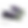 Apprêt mercerie: 2 pompons passementière violet pp ref ph004-5