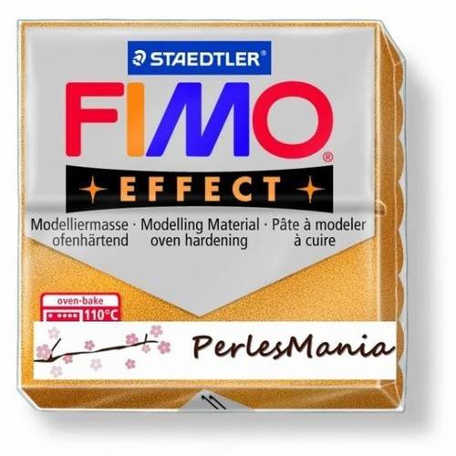 Loisirs créatifs: 1 pain 56g pate polymère fimo effect or ref 11