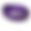 Mercerie pour bijoux: 10 mètres ref 835 ruban violet coeur 10mm