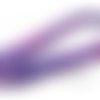 10 perles de verre multicolores violet 12mm pr02601 scrapbooking pour bijoux