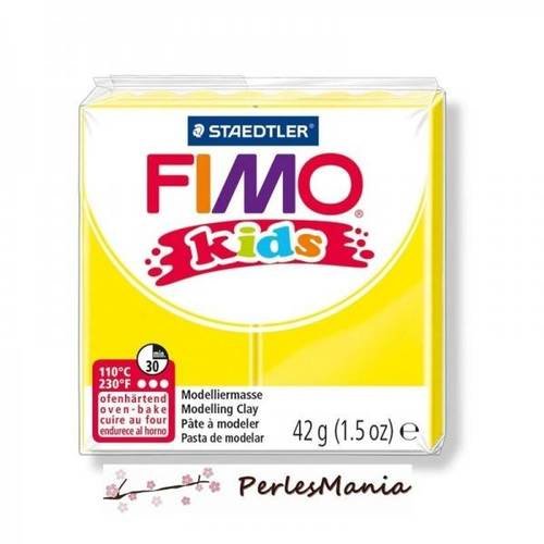 1 pain pate fimo kids jaune 42gr ref 8030-1 modelage