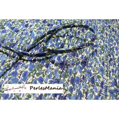 1 m s3258c ruban cordon spaghetti 5mm biais liberty fleuri