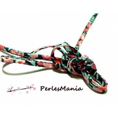 1 m s9009j ruban cordon spaghetti 5mm biais liberty fleuri, diy