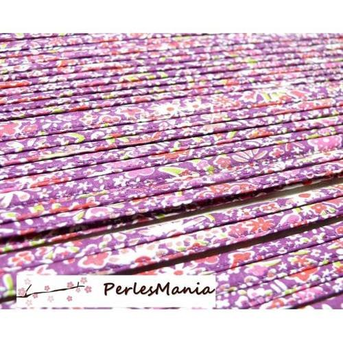 1 m s3039d ruban cordon spaghetti 5mm biais liberty fleuri, diy