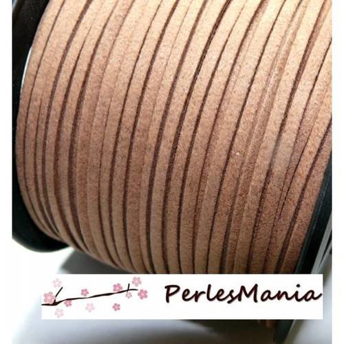 10m de cordon en suédine aspect daim cafe hg016 qualité, diy
