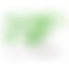 4 sequins médaillons émaillés biface goutte 13mm vert ref52, diy