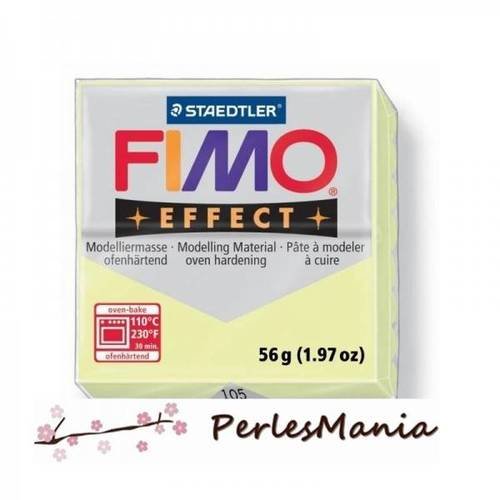1 pain 56g pate polymère fimo effect vanille 8020-105, diy