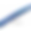 1m de cordon plat 7mm bleu style paillette simili cuir h107, diy