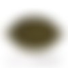 10 pendentif connecteur torsade bronze ovale 25 par 18mm ref 287, diy