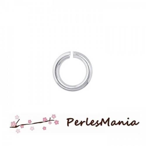 Environ 500 anneaux de jonction 6 mm par 1.2 mm argent vif