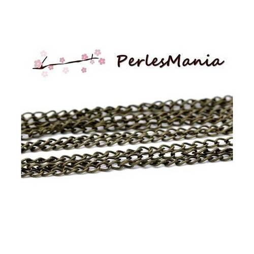 Pax 10m chaine bronze s1112399 pour création de colliers, diy