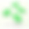5 sequins emailles forme goutte d'eau vert pastel 22mm ao81, diy