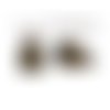 Pax: 30 embouts cloches cuivre couleur bronze pour cordon s1185809