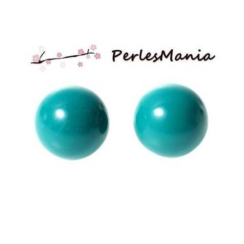 1 perle sonore 18mm vert bleu pour creation bola de grossesse s1176250