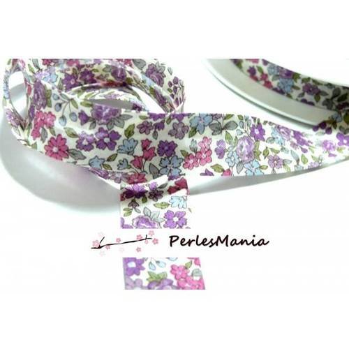 1m ruban biais liberty 20mm romantique 4800 collection 11, diy