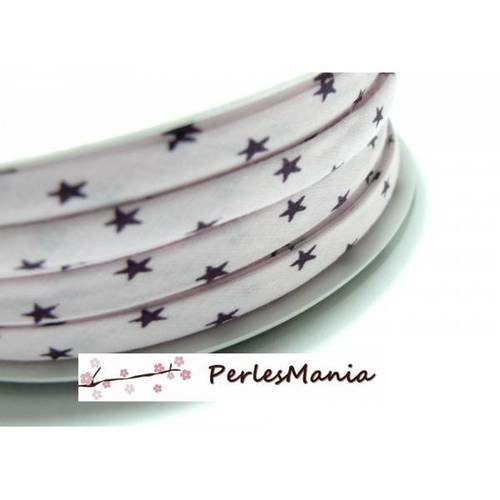 50 cm ruban cordon spaghetti 7mm collection 306 etoile