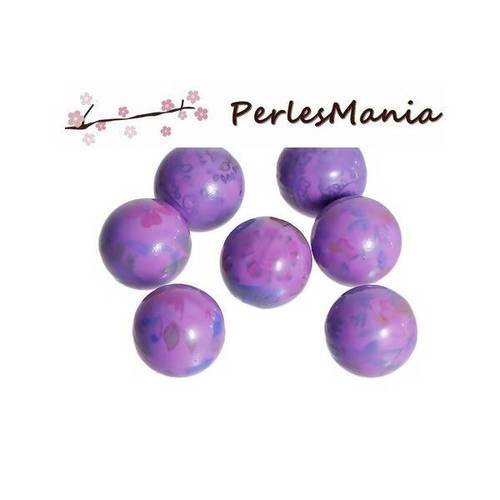 perlesmania.com 1 Perle SONORE 16mm Violet BOLA de Grossesse Harmony S1175841