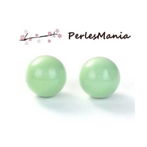1 perle sonore 16mm vert pastel pour creation bola de grossesse s1175845