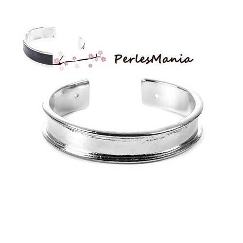 1 support bracelet jonc pour cordon plat 10mm s1194971