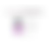 Pax 10 pendentifs globes bulles en verre s illumine la nuit violet fuschia socle argent s1195058