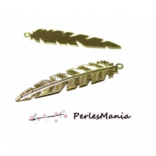 4 estampes filigrane plumes or clair de 35 mm, diy