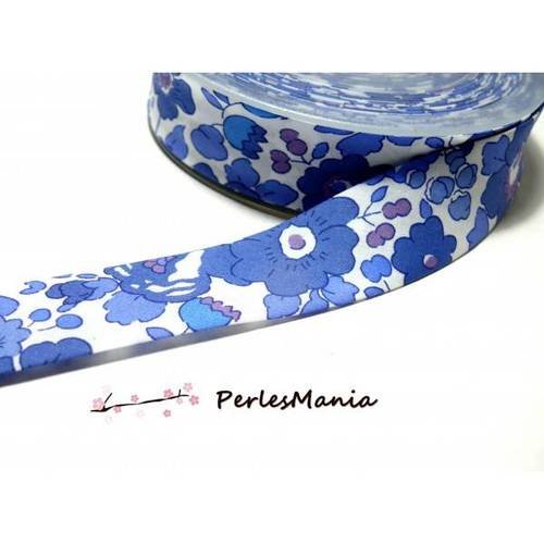 50 cm ruban biais liberty 20mm b2019t