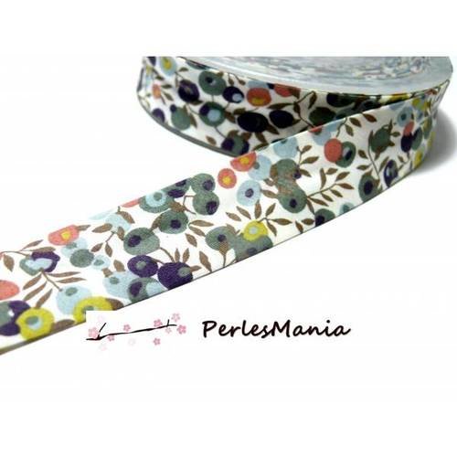 1m ruban biais liberty 20mm b9009c