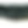 1 fil d'environ 38 perles agate veine de dragon noir mat givré 10mm ref g589