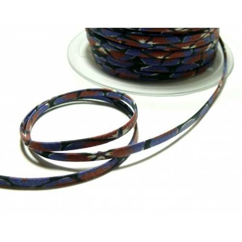 3m ruban cordon spaghetti 5mm biais tapis pervenche bleu nuit 1800991002