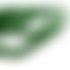 1 fil d'environ 70 perles à facettes rondelles en verre 10 par 8mm vert foret f00110826