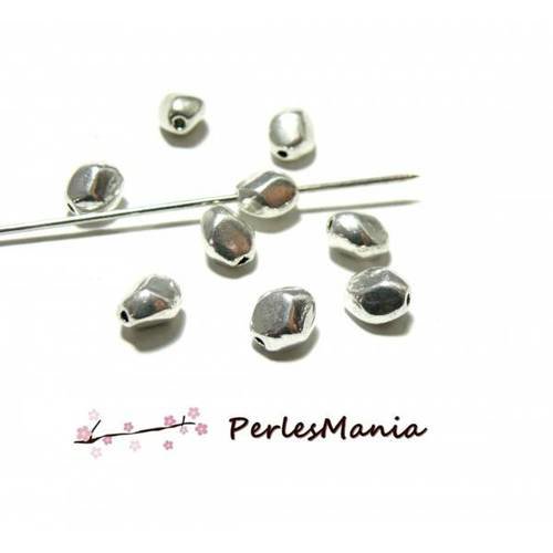 Pax 50 perles plates intercalaire forme geometrique ps1198881