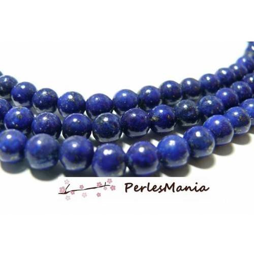 1 fil d'environ 20 perles lapis lazuli rondes 10mm h118710