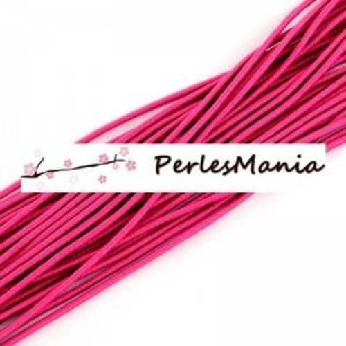 Lot de 27 mètres élastique 1mm fuschia pour création collier, headbandhyrb110