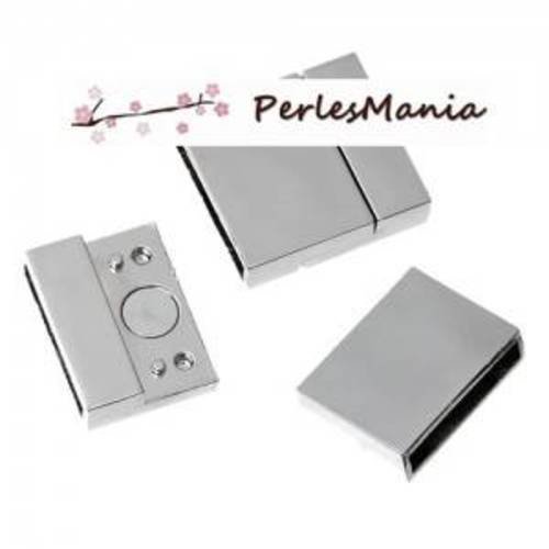 Pax 1 set de fermoirs magnetiques argent platine ps1154124