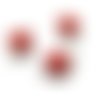 150717113850 pax 10 pendentifs connecteur cercle resine style emaille rouge couleur no5 qualité laiton