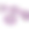 Ae111425 lot de 4 estampes pendentif connecteur filigrane multi etoile violet clair 20mm