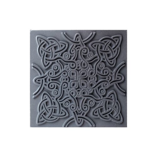 Plaque de texture  celtic knot pour pate fimo, sculpey cernit ce95023