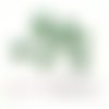 150717114227 pax 10 sequins médaillons resine émaillés biface rond dore 3d 6.5mm couleur vert