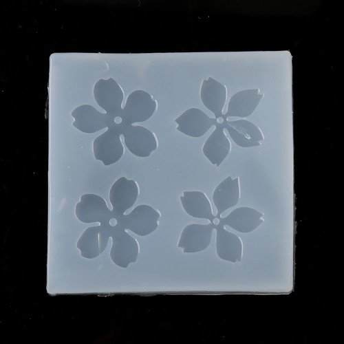 S110119414 pax 1 moule en silicone fleurs sakura pour creation fimo cernit resine