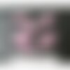 Ps11106074 pax 5 sequins médaillons résine style émaillés biface navettes 23mm rose