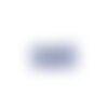 Ps110149024 pax 5 sequins médaillons résine style émaillés biface petit coeur 10mm bleu roi