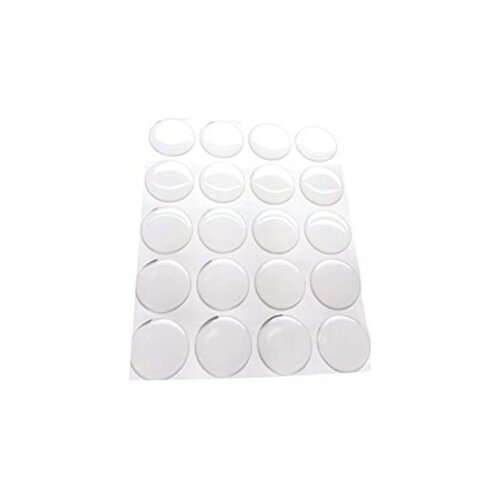 S1118228 pax 117 cabochons resine epoxy rond 16mm sticker autocollant epoxy transparent