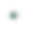 Ps110149023 pax 5 sequins médaillons résine style émaillés biface petit coeur 10mm vert