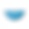 S110140798 pax 10 sequins médaillons résine style émaillés biface demi cercle bleu 18 par 8mm