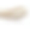 1 fil d'environ 94 perles rondelles verre facettée ivoire rose 6 par 4mm couleur 14