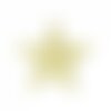 Ps110107441 pax 5 pendentifs breloques stardust etoile 23mm métal couleur doré