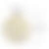 S1180721 pax 5 pendentifs breloque medaillon merkaba meditation 40mm couleur dore
