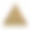 S11082397 pax 5 pendentifs cactus dans triangle couleur doré